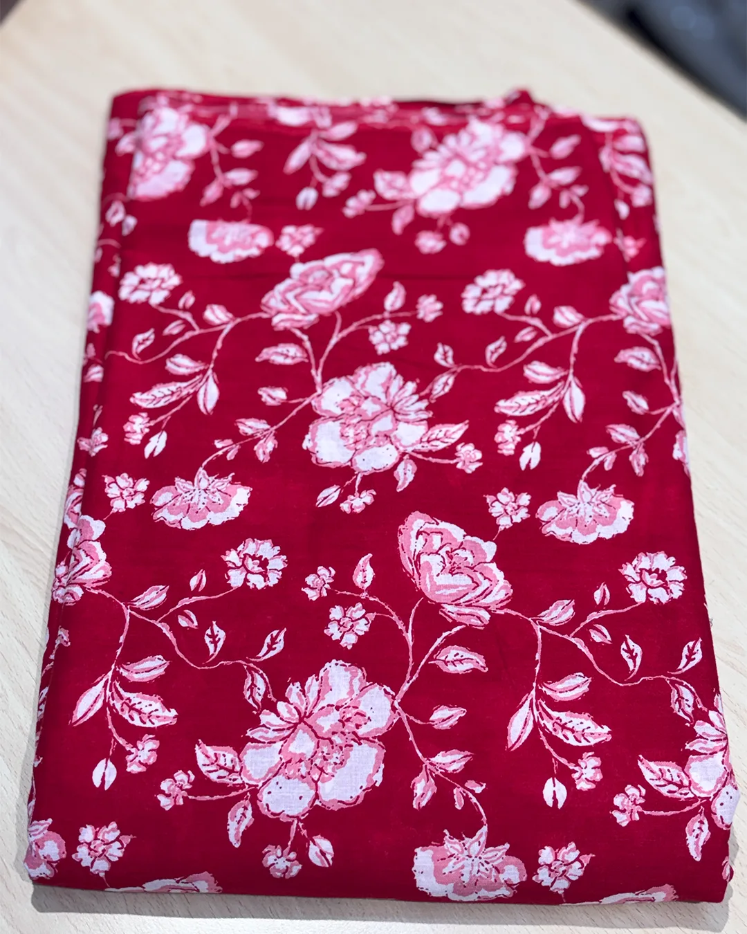 Pure Cotton Floral Print Fabric