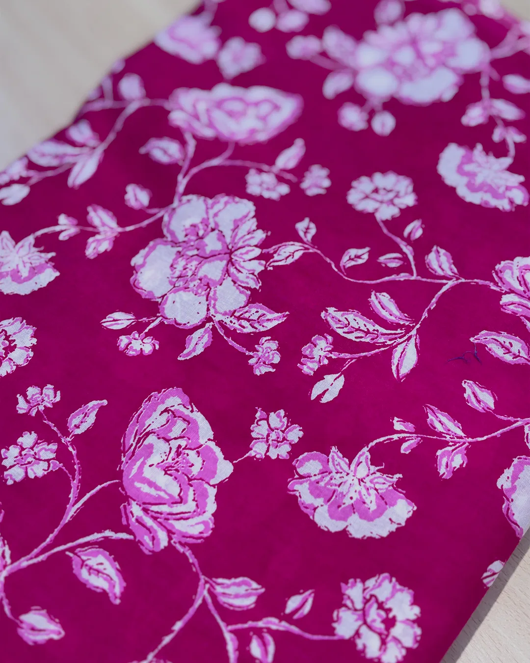Pure Cotton Floral Print Fabric - Image 7