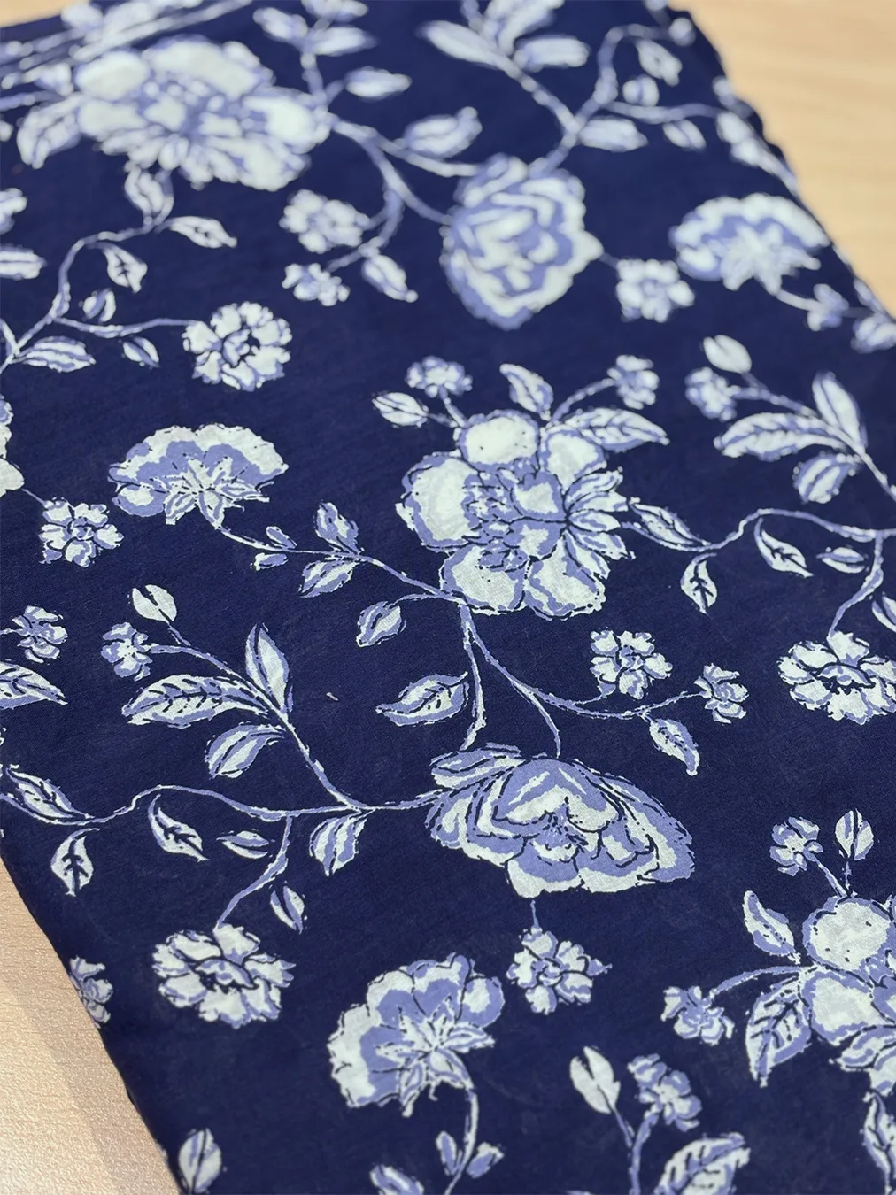 Pure Cotton Floral Print Fabric - Image 5