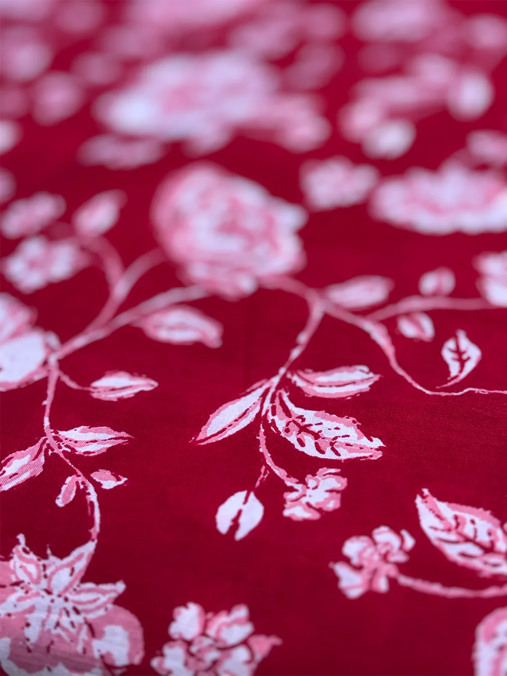 Pure Cotton Floral Print Fabric - Image 2